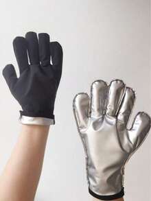 1pc PU Material Foot Protection Sweat-Absorbent Gloves, Suitable For Sports And Sweat-Absorbent, Applicable To Sauna, Sports Fitness And Other Occasions, With Heat-Absorbing Coating To Promote Sweat Discharge, Suitable For Home Gym Use - Multicolor - View 3