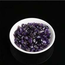 0.5-1.2厘米/0.19-0.47英寸天然紫水晶碎石（无孔） - DIY盆栽填充物，小型鱼缸装饰石 - 紫色 - 查看 7