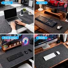 Mouse Pad XXL90x30cm Alfombrilla para Ratón Tapete para Escritorio Mousepad Grande Desk Mat Antideslizante Alfombra de Fieltro para Escritorio para Gamer Empleado Ordenador PC Laptop - 9030cm - Ver 7