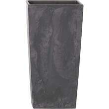 Prosperplast - Maceta Mate de hormigón Antracita 32 5 cm x 32 5 cm x 61 cm LWH 49 L de Capacidad Adecuada Tanto para Uso en Interiores como Exteriores - antracita - Ver 1