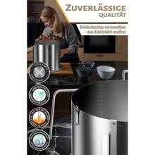 Menz Tortenring verstellbar hoch 30 cm – Edelstahl Kuchenring rund verstellbar Ø 16-30 cm, stabiler Backring und extra-hoher Backrahmen zum Schichten und Dekorieren – Auch als 2-teiliges Set mit Tortenschneider erhältlich – Hochwertiges Torten-Zubehör und praktisches Backset für kreative und formvollendete Torten - 1 Tortenring - Übersicht 10