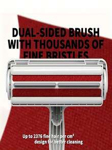 1 Pet Hair Remover, Pet Hair Lint Roller, Cat And Dog Hair Remover, Suitable For Sofas, Furniture, Carpets, Car Seats, Reusable Roller With Self-Cleaning Base - Multicolor - View 6