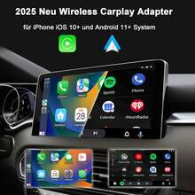 2026升级版无线CarPlay适配器，有线转无线，支持CarPlay和Android Auto，兼容 Mini及其他小型设备，USB/Type-C接口，即插即用，兼容iOS和Android 10及以上版本。 - A - 查看 2