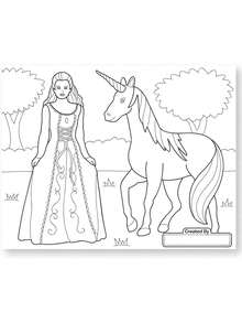 EstiloTendenciaMelissa & Doug Bloc Extragrande De 50 Hojas De Colorear Para NiñOs; Papel De Alta Calidad; Hojas Extragrandes De 27.94 Cm X 35.56 Cm; Caballos, Corazones, Flores Y MáSCalidad PremiumVersióN Mejorada - Solo en inglés - Ver 4