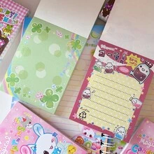 Cute Showa Retro Style Memo Pad, Non-Sticky Scrapbooking Material Memo Paper - Multicolor - View 6