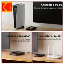 Kodak HDD 2TB Large Capacity Mobile Hard Drive 1TB Hard Disk 500GB 2.5inch USB3.0 5Gbps External HDD With Free Silicone Protective Case - Black - View 5