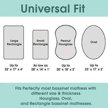 Baby Bassinet Sheets Ultra Soft Fitted Bassinet Mattress Sheets Stretchy Full Cover Changing Pad Covers - Yellow - View 7