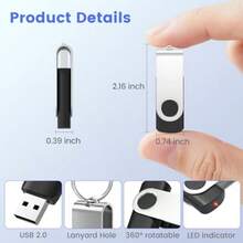 ABLAZE Memoria USB de 512 MB USB Paquete de 10 USB 2.0 Memory Stick 512 MB USB Flash Drive Bulk Pendrive Thumb Drives Color Mixto - 512MB+Paquete de 100-Black - Ver 6