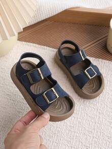1 Pair Infant Girls' Summer New Beach Sandals, Soft Bottom Non-Slip Versatile Casual Flat Sandals For Everyday Wear