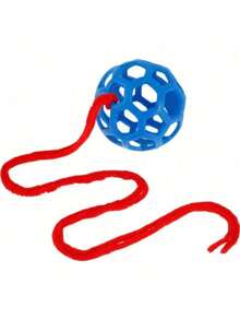 三色（红、蓝、绿）悬挂式干草喂食球，马匹咀嚼玩具，户外马厩悬挂式草球，马匹喂食/放牧袋 - 彩色 - 查看 6