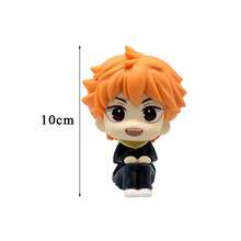 10cm Anime Haikyuu Figure Hinata Shoyo Tobio Kageyama 2pcs Set Action Figural Doll Toy Car Kawaii Decoration PVC Model Kids Gift - B - Xem 7
