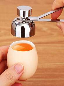 1 个不锈钢鸡蛋压碎器顶盖 - 快速简便的开蛋器，适用于生鸡蛋、溏心蛋和煮熟的鸡蛋 - 厨房必备的去壳工具 - 耐用的金属设计 - 彩色 - 查看 5