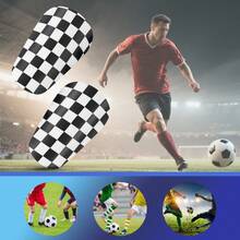 1 Pair Mini Football Training Shin Guards, Match Training Pads - Reusable, Comfortable Wear, Durable - Multicolor - View 4