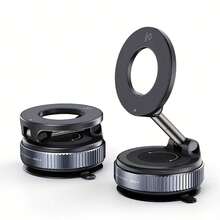 Upgraded 360° Nano Gel Vacuum Magnetic Phone Holder, Car Phone Holder , Suction Cup Phone Mount For Car/For 17 Pro Max,Retractable Hands-Free Suction Cup Phone Mount For Car/Gym/Mirror/Smooth Surface, Compatible With Android And All Smartphones - A - View 13