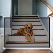 1 chiếc cổng an toàn di động cho thú cưng, thích hợp cho cửa ra vào - Hàng rào lưới thép có thể gấp gọn nhanh chóng, phù hợp cho chó nhỏ - Có thể điều chỉnh, an toàn cho trẻ em, thiết kế bền chắc, thích hợp cho hành lang, cửa ra vào và cầu thang. - Nhiều màu - Xem 5