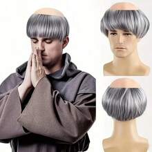 光头僧侣假发(棕色)——非常适合万圣节角色扮演和cosplay。这款耐用又有趣的僧侣帽有多种颜色可选,是派对配饰、服装配饰和僧侣角色假发装饰的理想之选。 - 彩色 - 查看 4