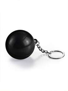1pc Portable Magic 8 Ball Keychain, Helps You Relax And Make Decisions, Durable Plastic Material, Fun Creative Valentine's Day Gift. Back To School Special Edition Keychain, Black 8 Ball Fortune Teller, Magic Prop, Popular Cross-Border Toy, Christmas Keychain, Car Accessory, Bag Accessory - Multicolor - View 6