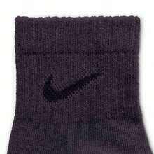 Nike paquete de 3 calcetines de tobillo unisex de peso ligero, estilo SX7677-991 - Gris - Ver 4