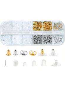 Estilo600Pcs Respaldos De Aretes, Almohadillas Para Orejas De  Para Aretes De Silicona Transparente, Repuesto Para Mariposas AretesVersióN Mejorada - 1 - Ver 1