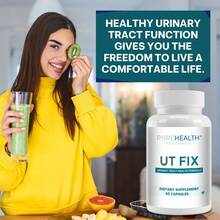 UT Fix D Mannose With Cranberry Supplement For Uti & Urinary Tract Health By PureHealth Research - 60 Capsules - 1瓶 - 查看 5