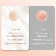 1 Pairs Reusable Invisible Silicone Nipple Covers,Waterproof Sticky Nipple Covers For Women's Wedding Dresses,Backless Dresses,Photography,Nipple Covers, Nipple Cover,Nipple Cover,Nipple Cover,Silicone Nipple Covers Reusable,Silicone Nipple Covers,Nipple Covers,Silicone Bra Inserts,Nip Covers,Nipple Covers For Women - 杏色 - 查看 7
