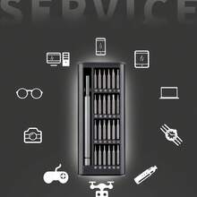 25-In-1 Mini Precision Magnetic Screwdriver Set, Professional Repair Tool Kit, Aluminum Alloy Handle, Suitable For Smartphones, Computers, Watches, Laptops, Doorbells, Glasses, Electronics (Random Style) - Silver - View 4