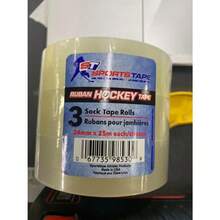 SportsTape - Cinta de hockey multipaquete transparente 3 rollos - como en la foto - Ver 2