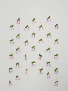 1 chiếc rèm treo hình lá xanh và quả anh đào hồng, rèm trang trí họa tiết trái cây dễ thương, rèm ngăn phòng đẹp mắt, rèm treo dọc phong cách ngọt ngào và đáng yêu, trang trí nhà theo phong cách tối giản Scandinavia, rèm chủ đề quả anh đào hồng phù hợp cho phòng ngủ, phòng khách, khung cửa sổ, lối vào, căn hộ, ký túc xá, quán cà phê, trang trí nội thất mùa xuân/hè, phông nền chụp ảnh, trang trí tiệc. - Nhiều màu - Xem 7