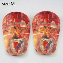 1双鹰形图案足球训练护腿板，比赛训练护垫 - 可重复使用，穿着舒适，经久耐用 - 彩色 - 查看 14