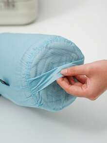 1件装户外旅行便携羽绒服背心内衬收纳袋，带抽绳封口，防水防尘，轻便省空间压缩袋，适合旅行、商务出行、行李整理，防水衣物收纳袋，衣物整理袋，衣物收纳袋，打包袋，旅行必备品 - 彩色 - 查看 7