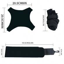 Dụng cụ tập luyện bóng chuyền, dụng cụ tập đánh bóng chuyền, giúp bạn phát bóng, chuyền bóng, đỡ bóng và đập bóng như một vận động viên chuyên nghiệp với đai co giãn điều chỉnh được, túi đựng bóng và dây đeo đỡ bóng, quà tặng bóng chuyền dành cho mọi người. - Nhiều màu - Xem 9