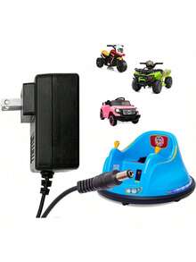 EstiloTendenciaCargador Universal De Coche De 6 V Para Flybar, Kidzone, Cargador De BateríA De 6 V Para Montar En El Coche, Productos De La Mejor OpcióN SUV Con Accesorios (6 V, 1 A)Calidad PremiumVersióN Mejorada - 1 - Ver 8