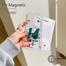 M-MartinES Racing A-Astons Alonso.Tif Phone Case For  16 15 14 13 12 11 Pro Max Mini XR XS X 7 8 Plus Transparent Magnetic Anti-Drop Soft TPU Back Cover  17 Case Cover For  17 Pro Max - 混合顏色 - 查看 5
