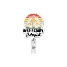 1pc Acrylic Respiratory System Badge Clip - RT Lung Design, Retractable Clip For Medical ID Card And Conference Name Tag - Multicolor - View 9