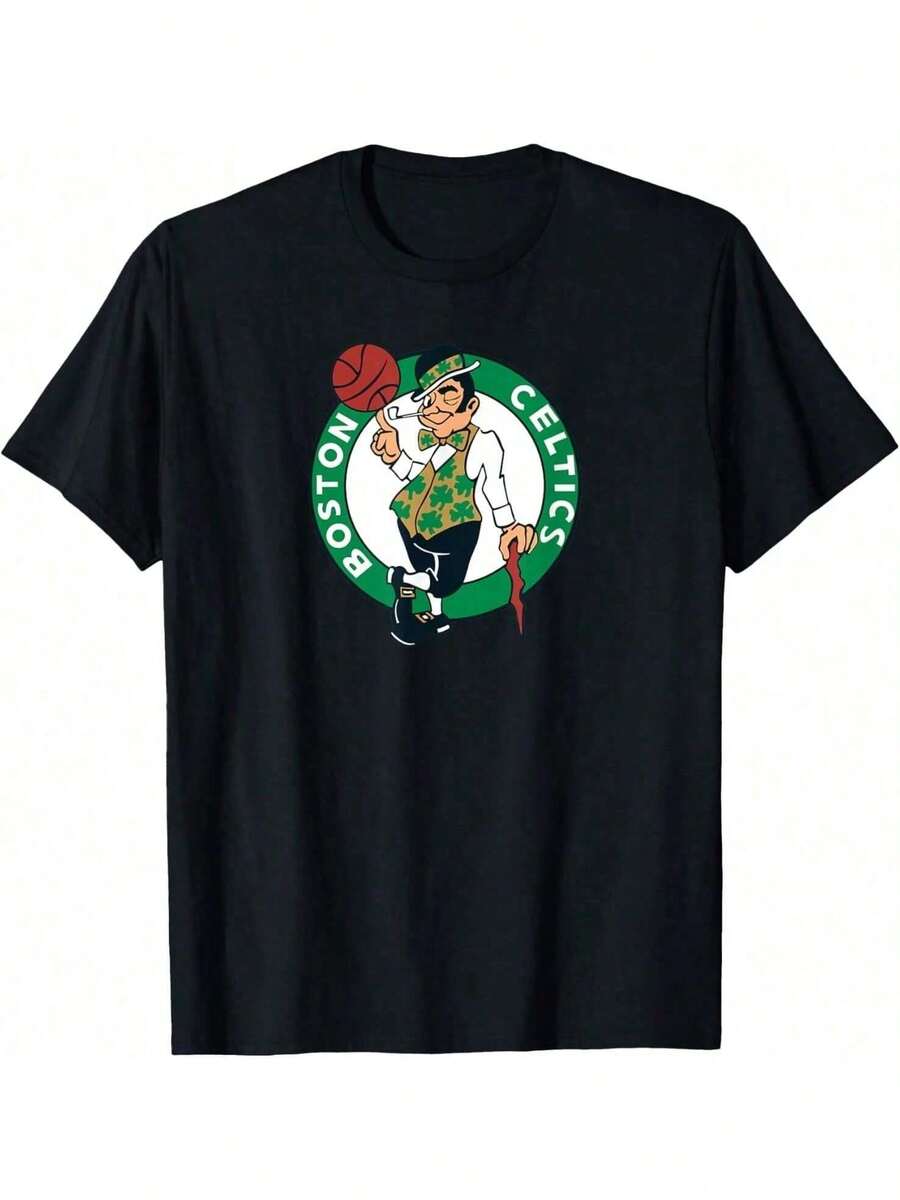 Celtics Officially Licensed T-Shirt - Black - View 1