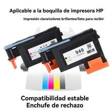 Cartucho de impresión 940 para HP Officejet Pro 8500 y C4900 – sin problemas de detección gracias a su chip inteligente actualizado, funciona desde el primer intento y mantiene el historial de nivel de tinta visible en tu computadora. - Azul - Ver 9