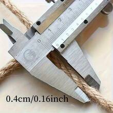 1件天然黄麻绳网，复古风格亚麻网，适用于攀援植物和豆类，花园装饰围栏网，庭院装饰，无需用电 - 彩色 - 查看 7