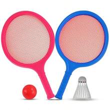Badminton Set for with 2 Rackets Ball and Birdie - como en la foto - Ver 1