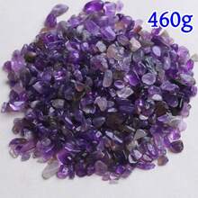 0.5-1.2厘米/0.19-0.47英寸天然紫水晶碎石（无孔） - DIY盆栽填充物，小型鱼缸装饰石 - 紫色 - 查看 16