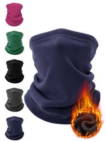 1pc Unisex Multifunctional Warm Neck Gaiter, Suitable For Skiing, Cycling, And Daily Use