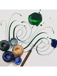EstiloWinsor & Newton - Botella de tinta para caligrafía, Negro, 1Versión mejorada - Negro - Ver 8