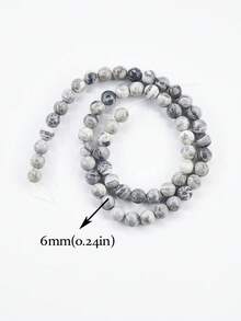 天然石珠，包括太阳石、草莓石英、南方玉、玛瑙等，圆形光滑宝石，能量疗愈水晶散珠，适用于珠宝制作、DIY手链、项链，尺寸：4毫米、6毫米、8毫米、10毫米