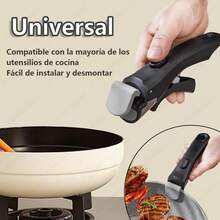 TendenciaMango De Olla Extraíble Pinza De Repuesto Para Sartén NegroCalidad premium - 1 - Ver 11