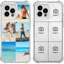 1pc Customizable Transparent Soft Phone Case With Personalized Heart Design, Compatible With Apple, Galaxy, OPPO Phones, Unique Gift For Couples, Friends, Family, Anniversary, Valentine's Day, Birthday - Clear - View 4