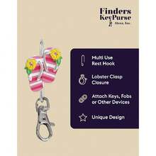 Finders Key Purse Womens Modern,37245584 - Teal Blue - View 5