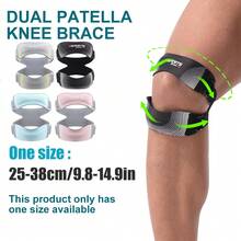 1pc Upgrade Dual Side Stabilizers Knee Brace With Patella Gel Pad For Heavy Lifting, Adjustable Knee Support For Men Women, Ideal For Running Workout Squats Crossfit Gym Volleyball Basketball - Multicolor - View 7