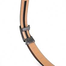 Men's Belt, Ratchet Dress Casual Belt With Adjustable Automatic Buckle Trim To Fit,36inch-40inchWaistAdjustable,Black-02 - 黑色-02 - 查看 5