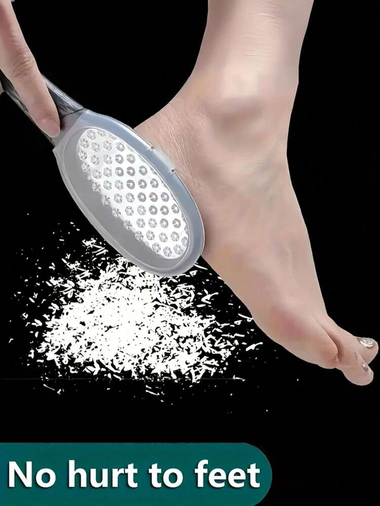 2/1 Pc Professional Stainless Steel Foot File/Callus Remover | Splash-Proof Design, Ergonomic Non-Slip Handle | Coarse & Fine Sanding Surface | Durable Plastic Material, Perfect For Home Pedicure And Manicure - An Ideal Gift For Graduation, Thanksgiving, Valentine's Day, Christmas, Birthday And Mother's Day. - Multicolor - View 8