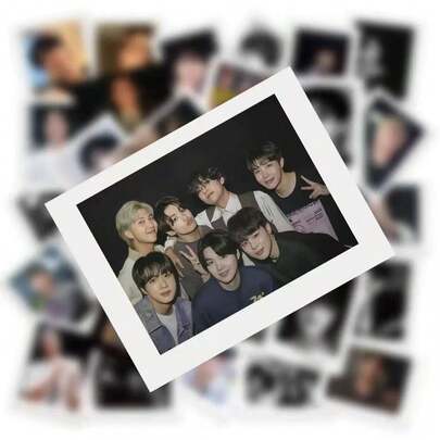 KPOP 50 PCS Stickers – JIN, J-HOPE, RM, JIMIN, V, JUNG KOOK – Perfect For Fan Decorations, Waterproof Stickers, Must-Have Gifts For New Year And Christmas, Exclusive Gifts For ARMY Fans