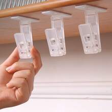 1个创意吸盘夹子支架，多功能夹子，可用于固定厨房手套、抹布、照片等。 - 透明 - 查看 2